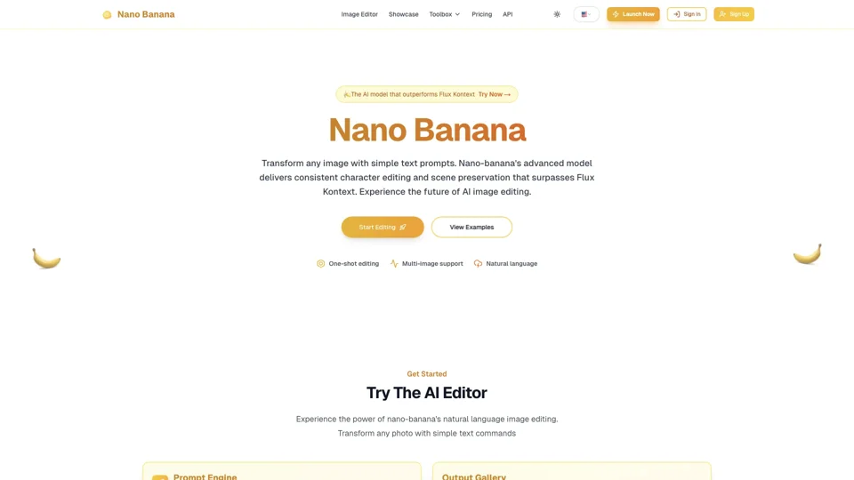 Nano Banana - AI Image Editor | Edit Photos with Text
