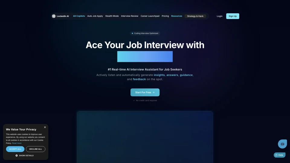 LockedIn AI - Professional AI Interview & Meeting Copilot