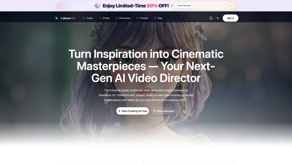 🎬 C Dance ai | Seedance 2.0 Multimodal Video Generator