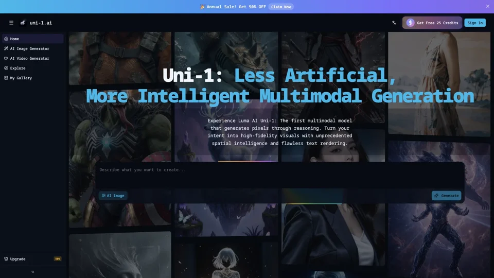 Uni-1 by Luma AI: Your Flawless Image Creative Partner